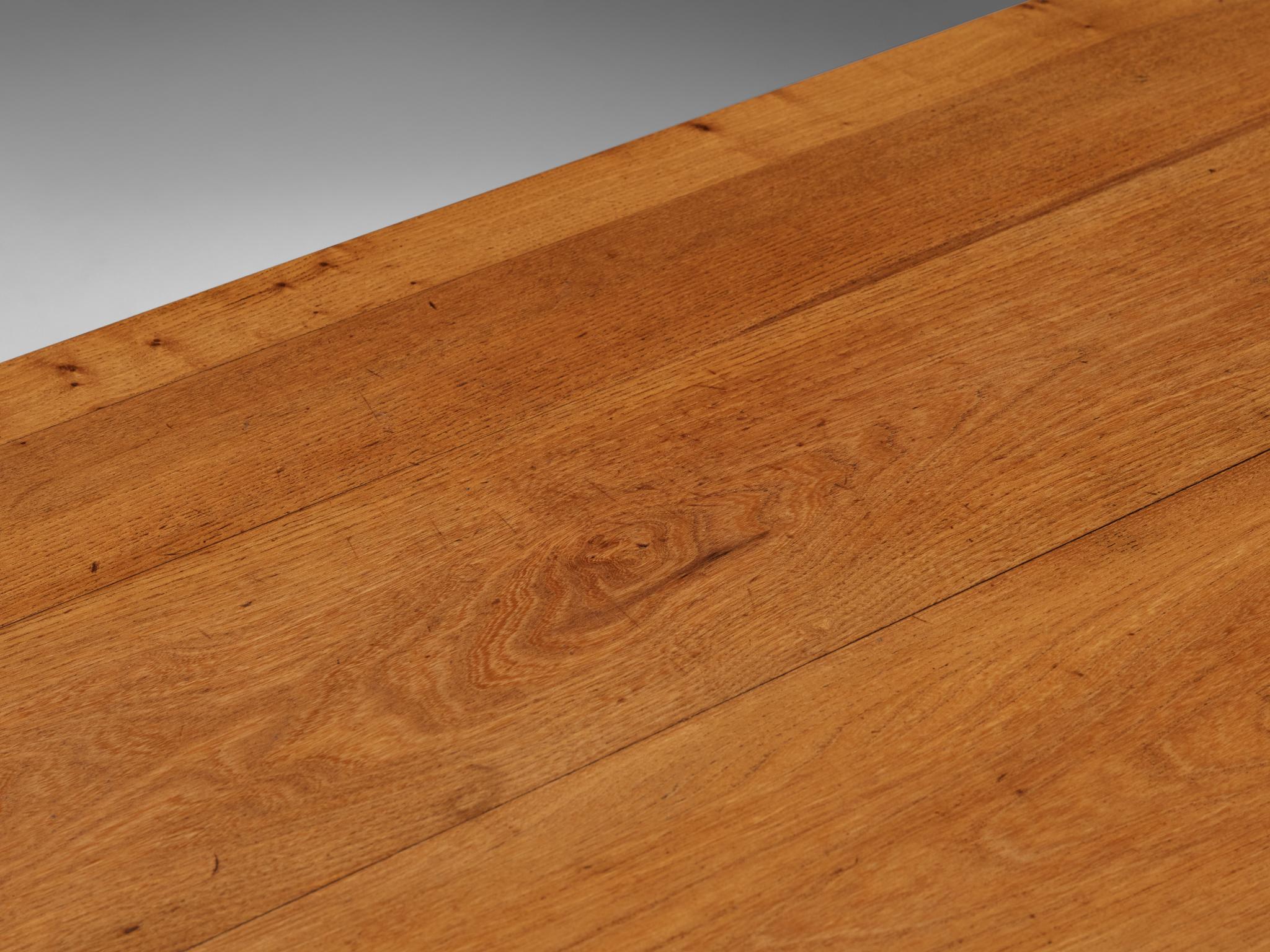 Early Pierre Chapo 'T14C' Table in Solid Elm In Good Condition In Waalwijk, NL