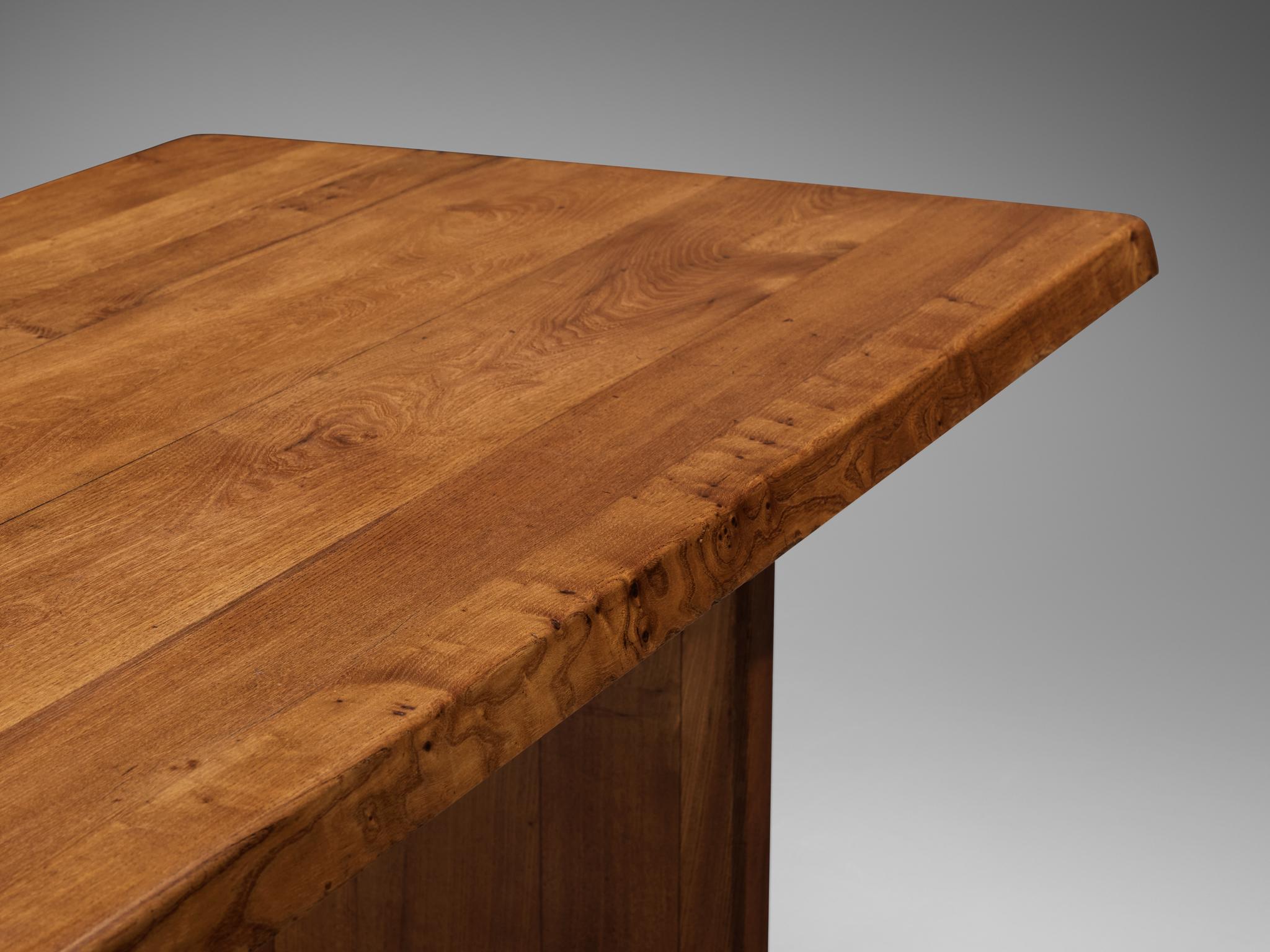 Early Pierre Chapo 'T14C' Table in Solid Elm 2