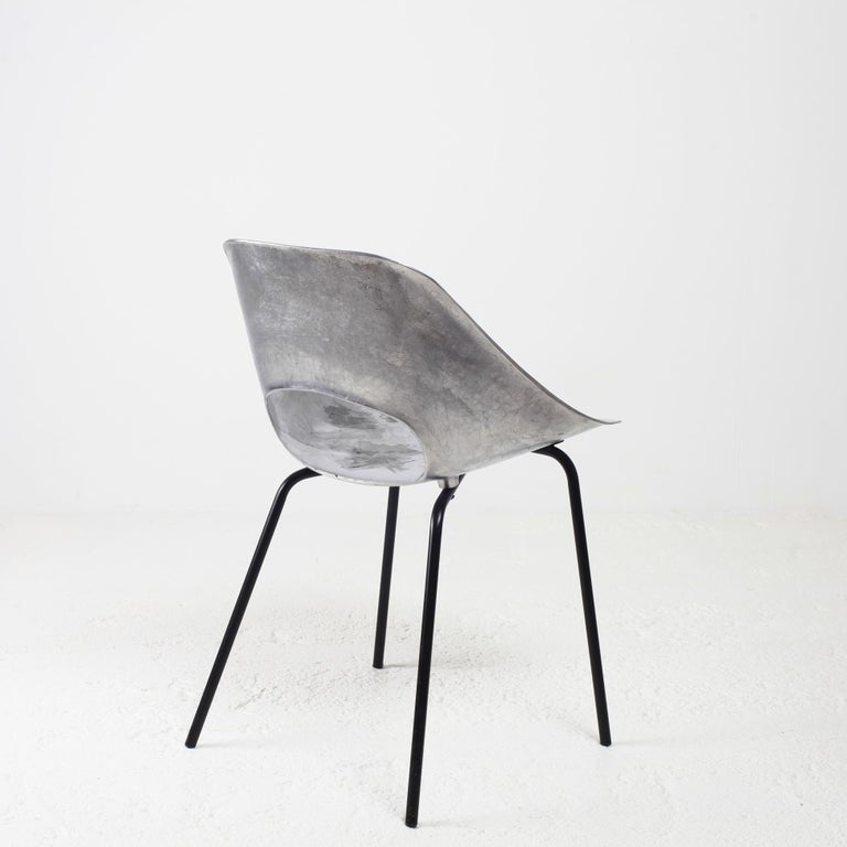 Early Pierre Guariche Aluminium Tulip Chair For Steiner, France, 1950 at  1stDibs | pierre guariche tulip chair