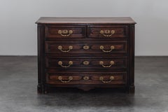 Early Pine Chest of Drawers From France, Circa 1850
