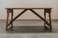 Early Pine Dining Table From Italy, Circa 1800