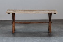 Tavolo da pranzo in pino della Svizzera, CIRCA 1850