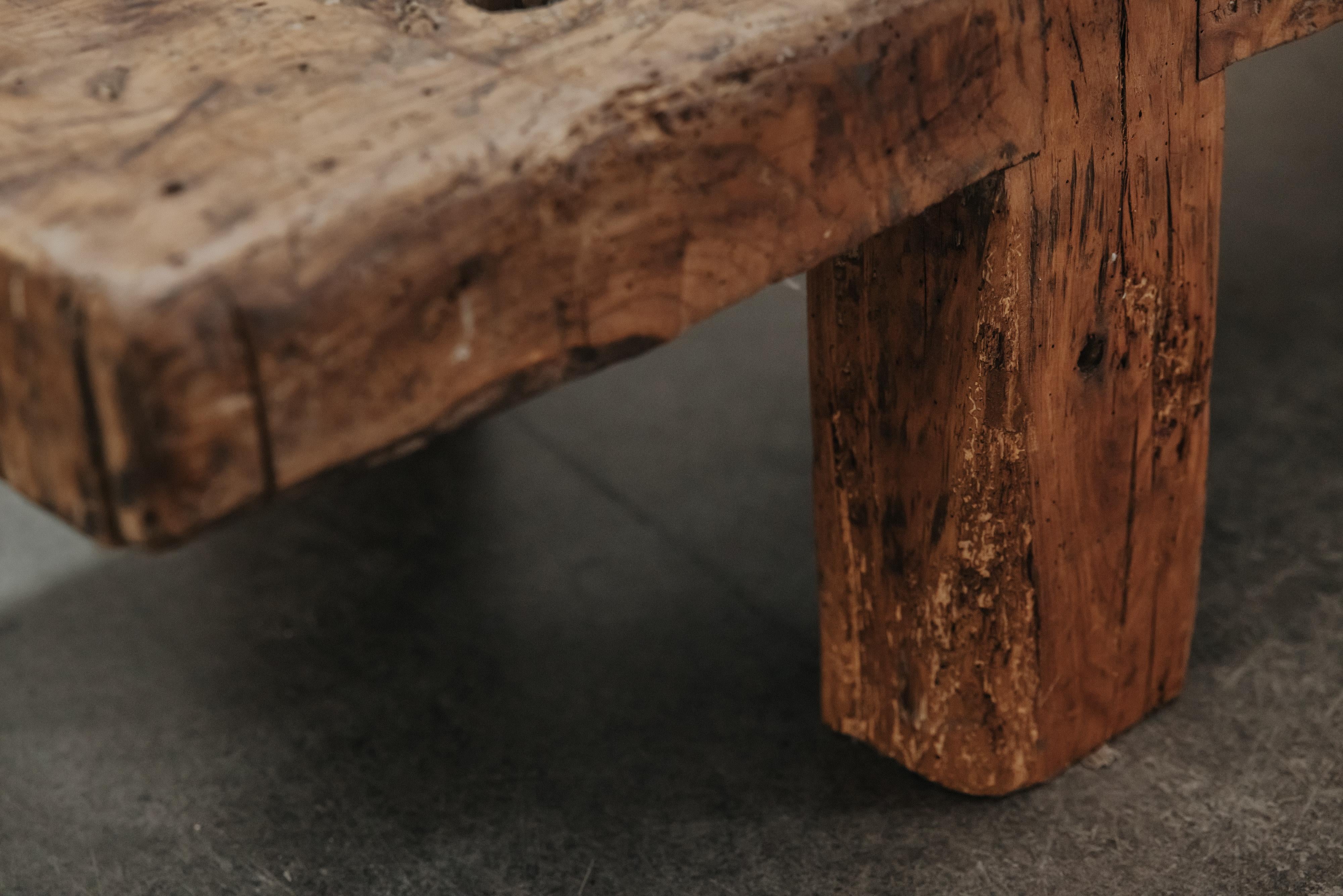Early Pine Primitive Coffee Table From France, Circa 1900 For Sale 3