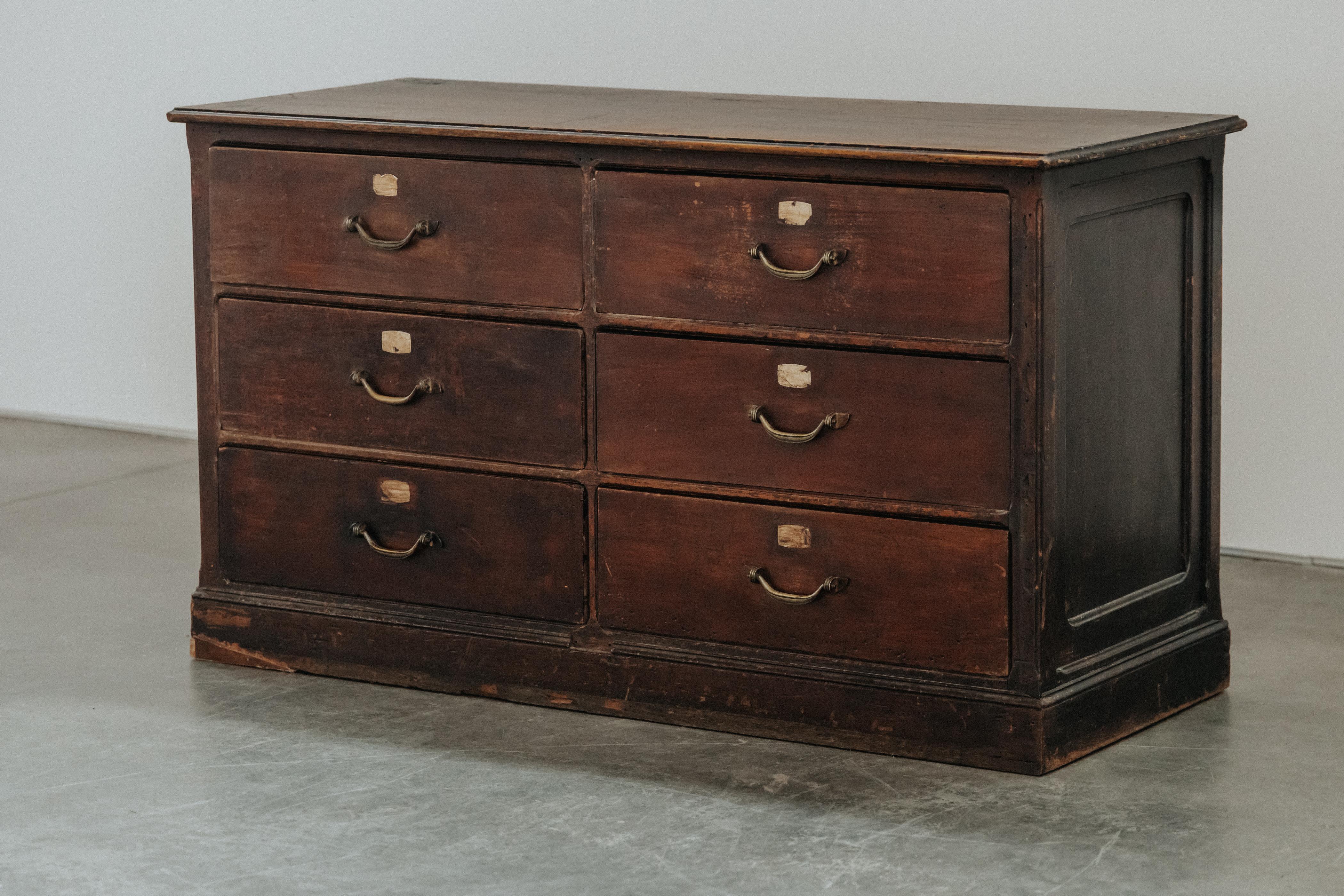 European Early Pine Shop Commode From France, Circa 1940 For Sale