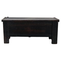 Table console en tronc de pin ancien provenant d'Italie, vers 1750