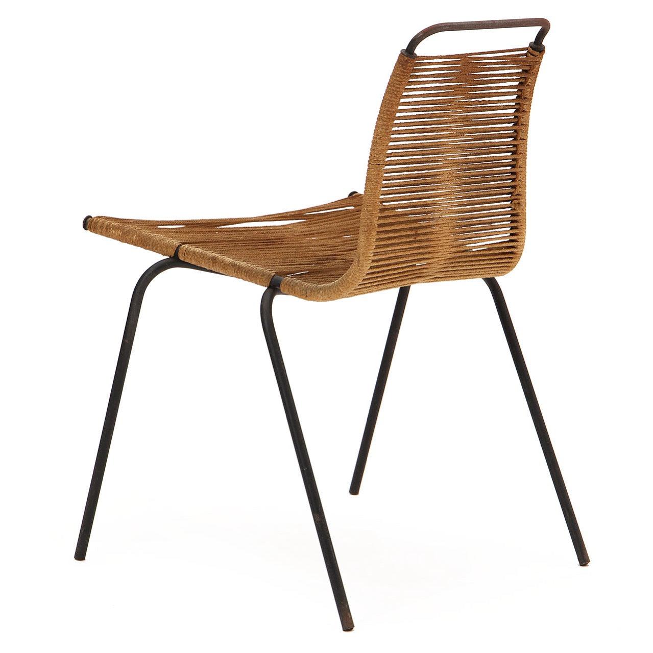 Early PK1 Chair by Poul Kjaerholm for E. Kold Christensen In Fair Condition For Sale In Sagaponack, NY