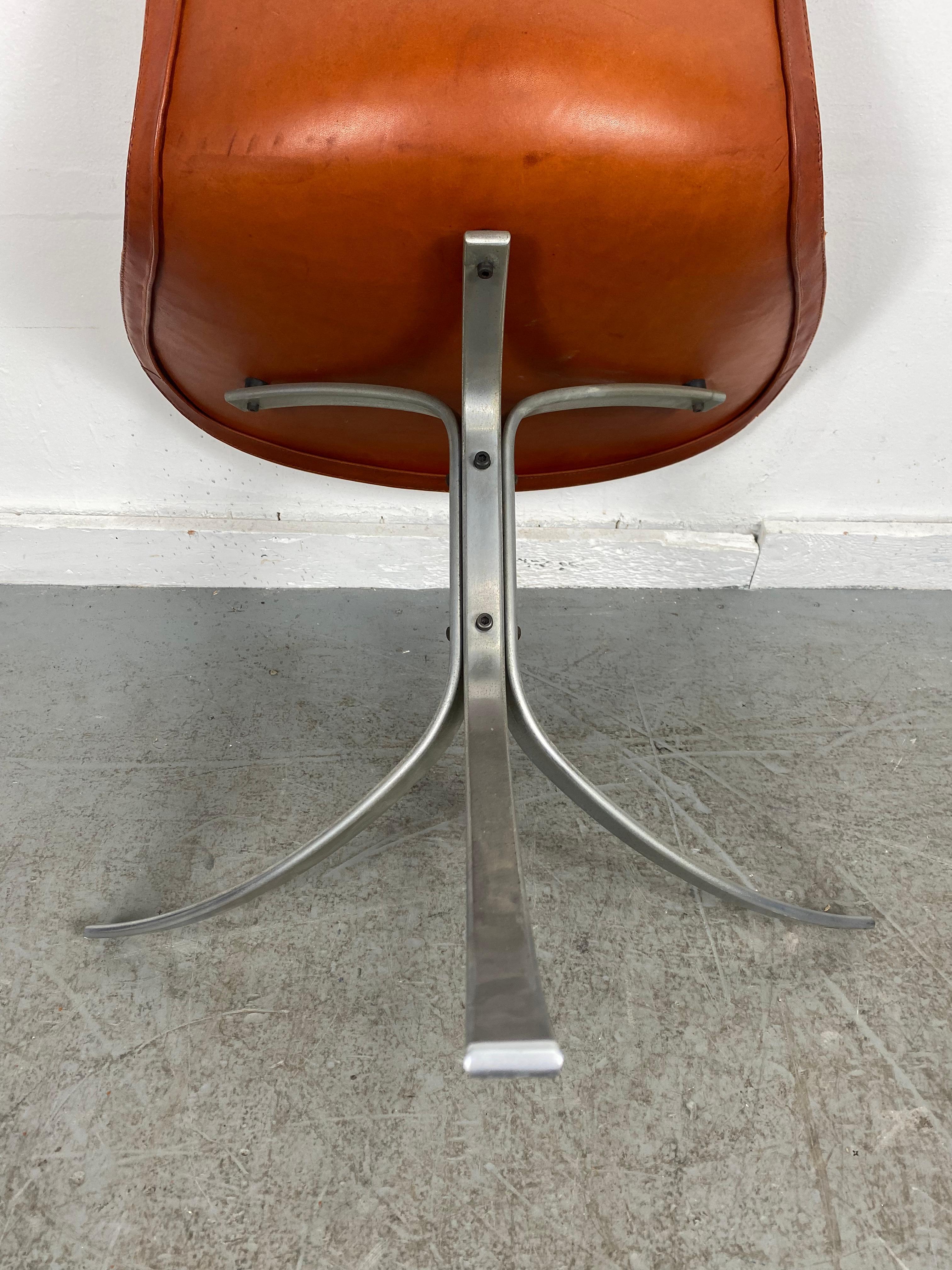 Danish Early PK9 Chair in Leather by Poul Kjaerholm for E. Kold Christensen / Denmark