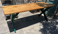Early Plank Top Picnic Table