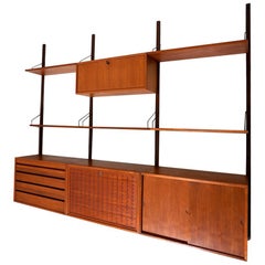 Early Poul Cadovius Royal System in Teak 1960s
