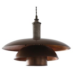 Lampada da soffitto in rame Poul Henningsen 4/4, 1926