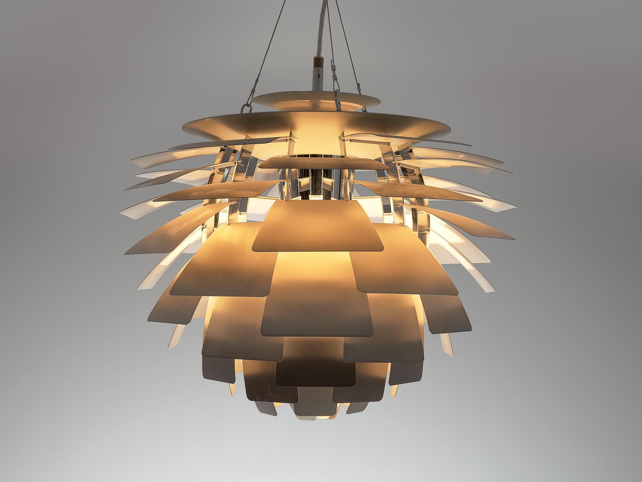 Danish Early Poul Henningsen for Louis Poulsen 'PH Artichoke' Pendant  For Sale