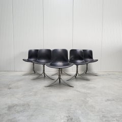Early Poul Kjaerholm PK54 Table & 6x PK9 Chair by E. Kold Christensen