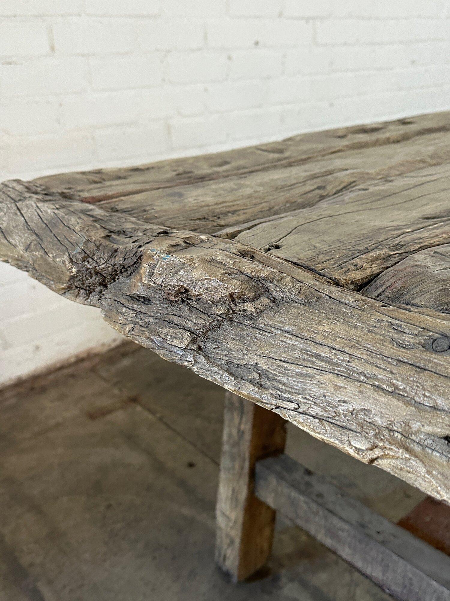 Early Primitive dining table For Sale 6