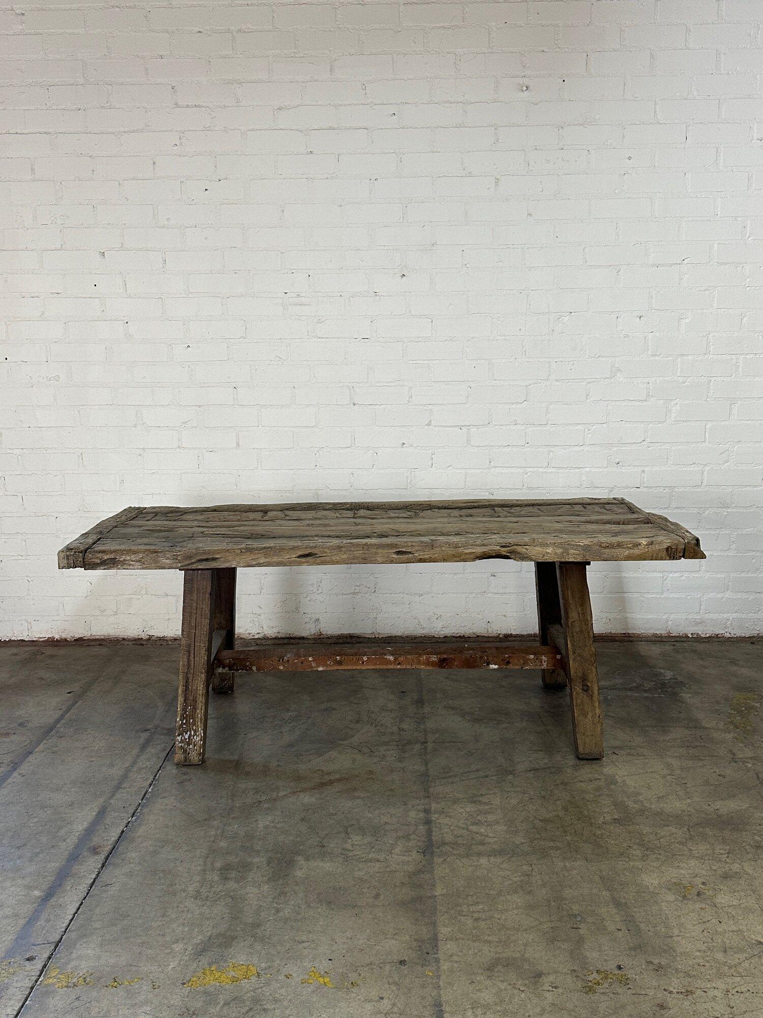 Early Primitive dining table For Sale 9