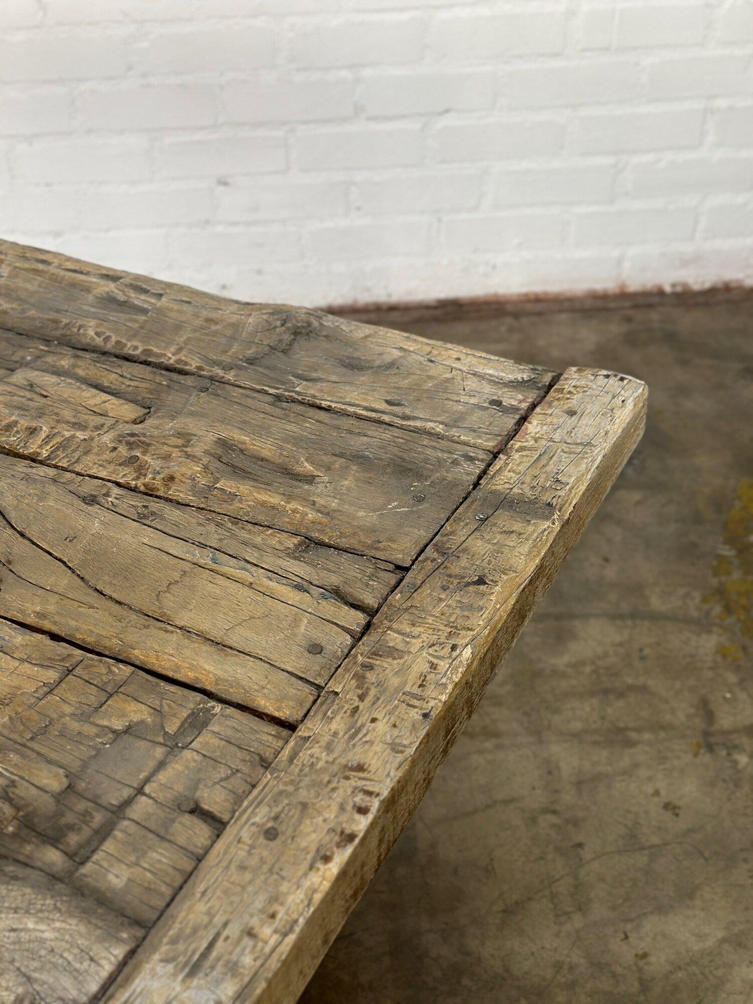 Mid-20th Century Early Primitive dining table For Sale