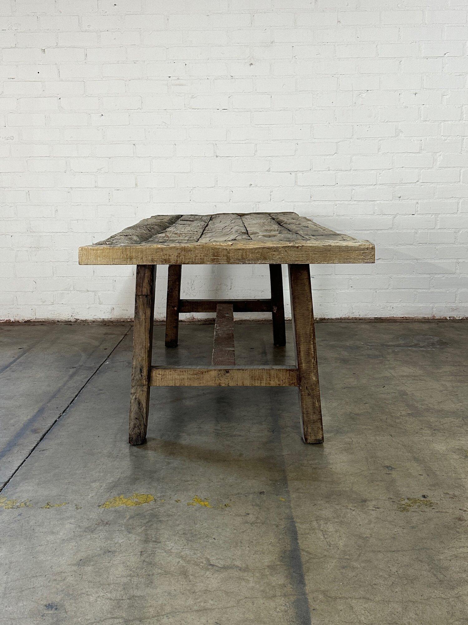 Early Primitive dining table For Sale 3