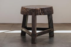 Early Primitive Slab Table From Italy, Circa 1850