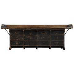 Early Primitive Work Cabinet From France, Circa 1940