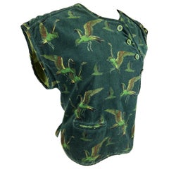 Early printed velvet bolero by Kenzo Takada - France Circa 1975