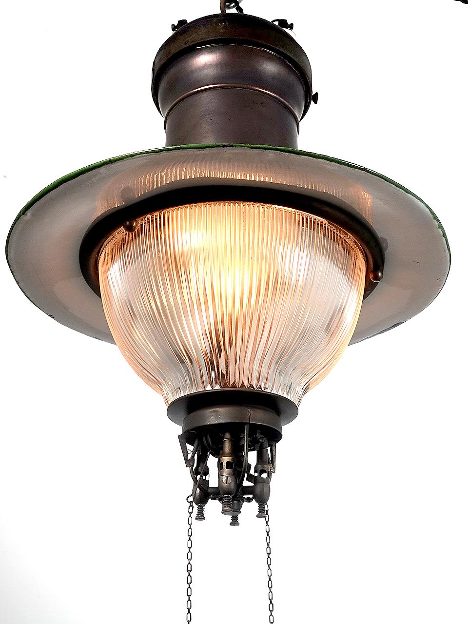 Industrial Early Prismatic Gas Street Light