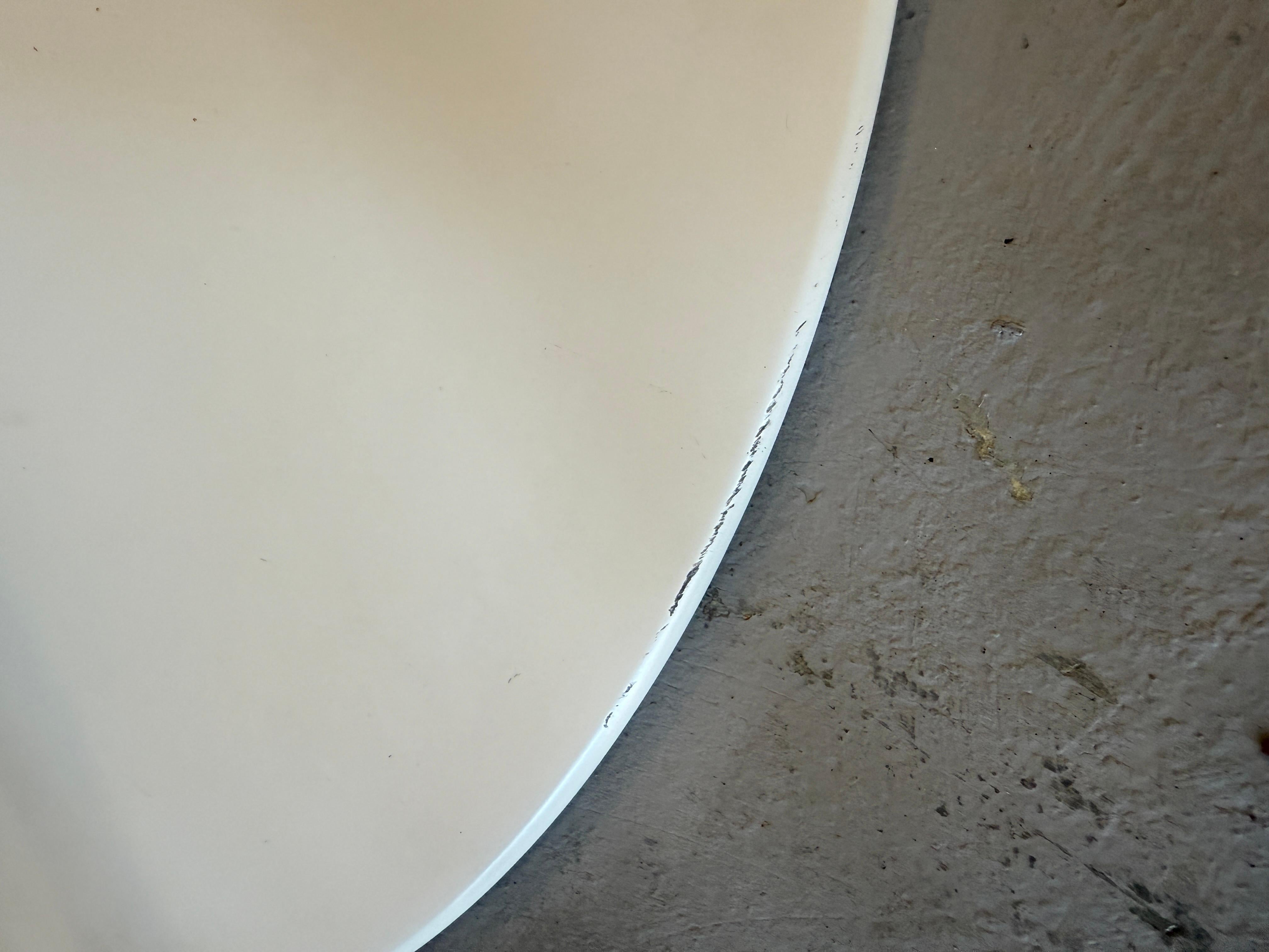 Haut Saarinen Tulip avec plateau en marbre Knoll, première production 42 pouces 5