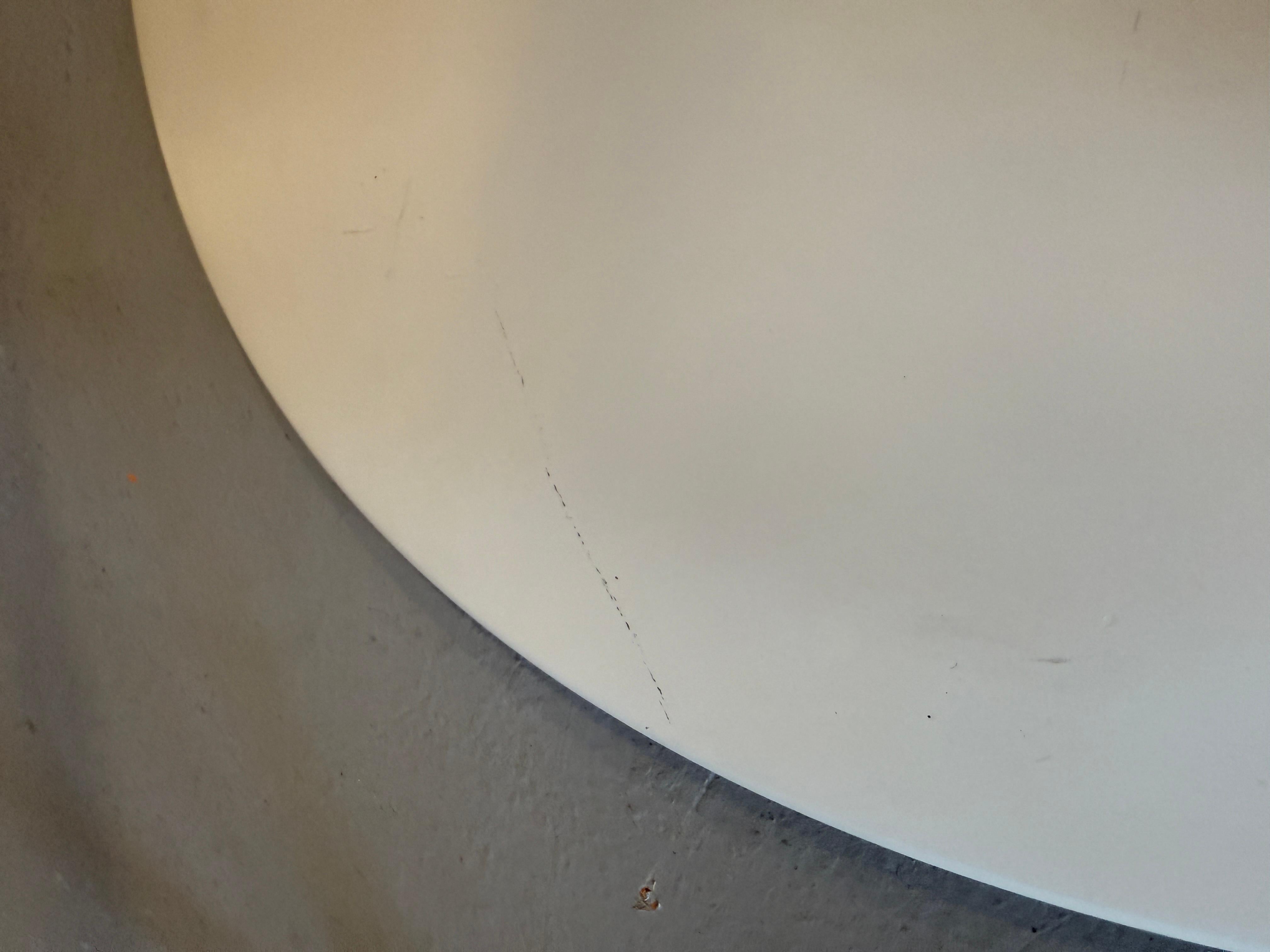 Haut Saarinen Tulip avec plateau en marbre Knoll, première production 42 pouces 6