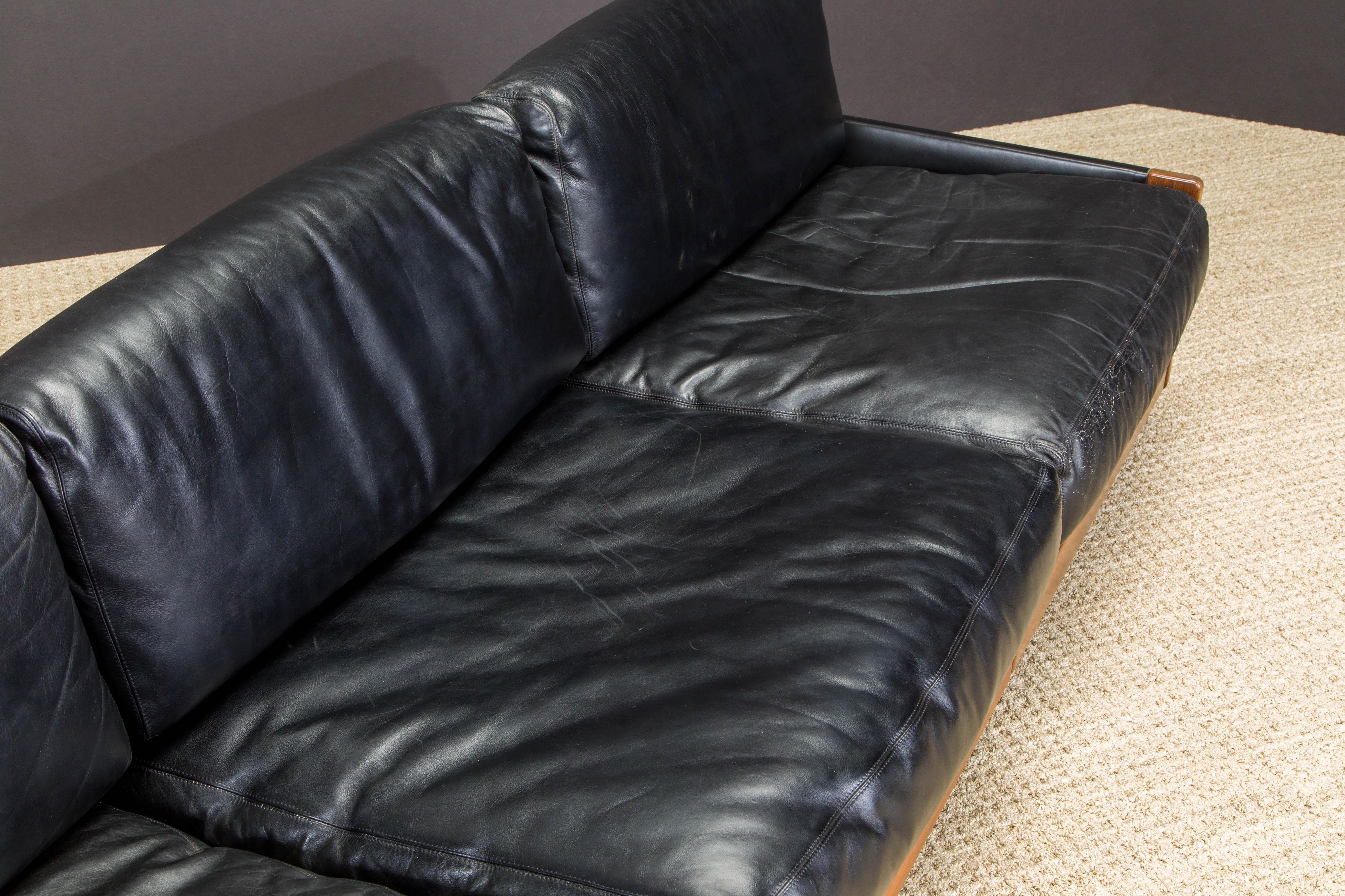 Early Production #920 Sofa by Afra & Tobia Scarpa for Cassina, c 1966, Signed 6