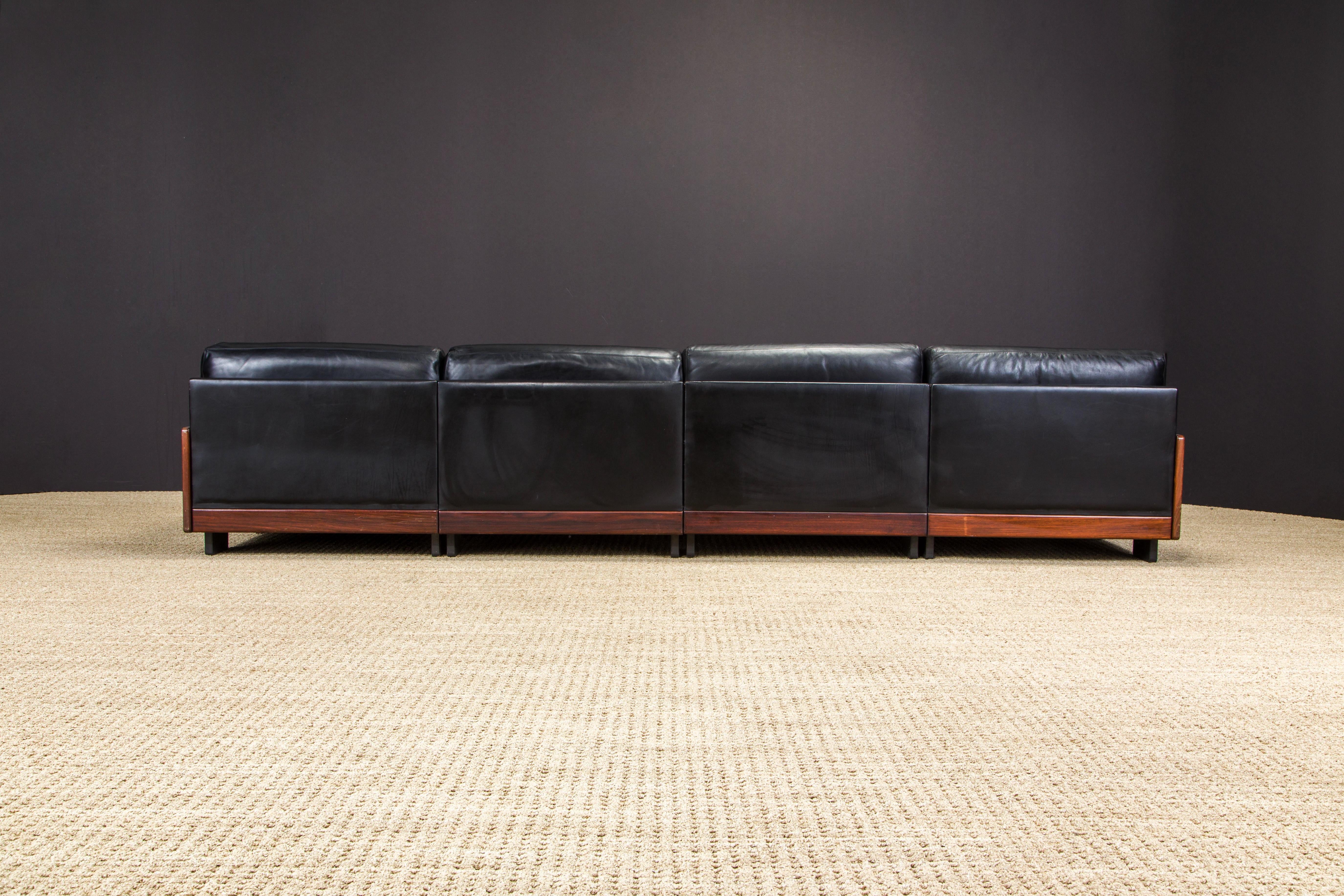 Early Production #920 Sofa by Afra & Tobia Scarpa for Cassina, c 1966, Signed 8