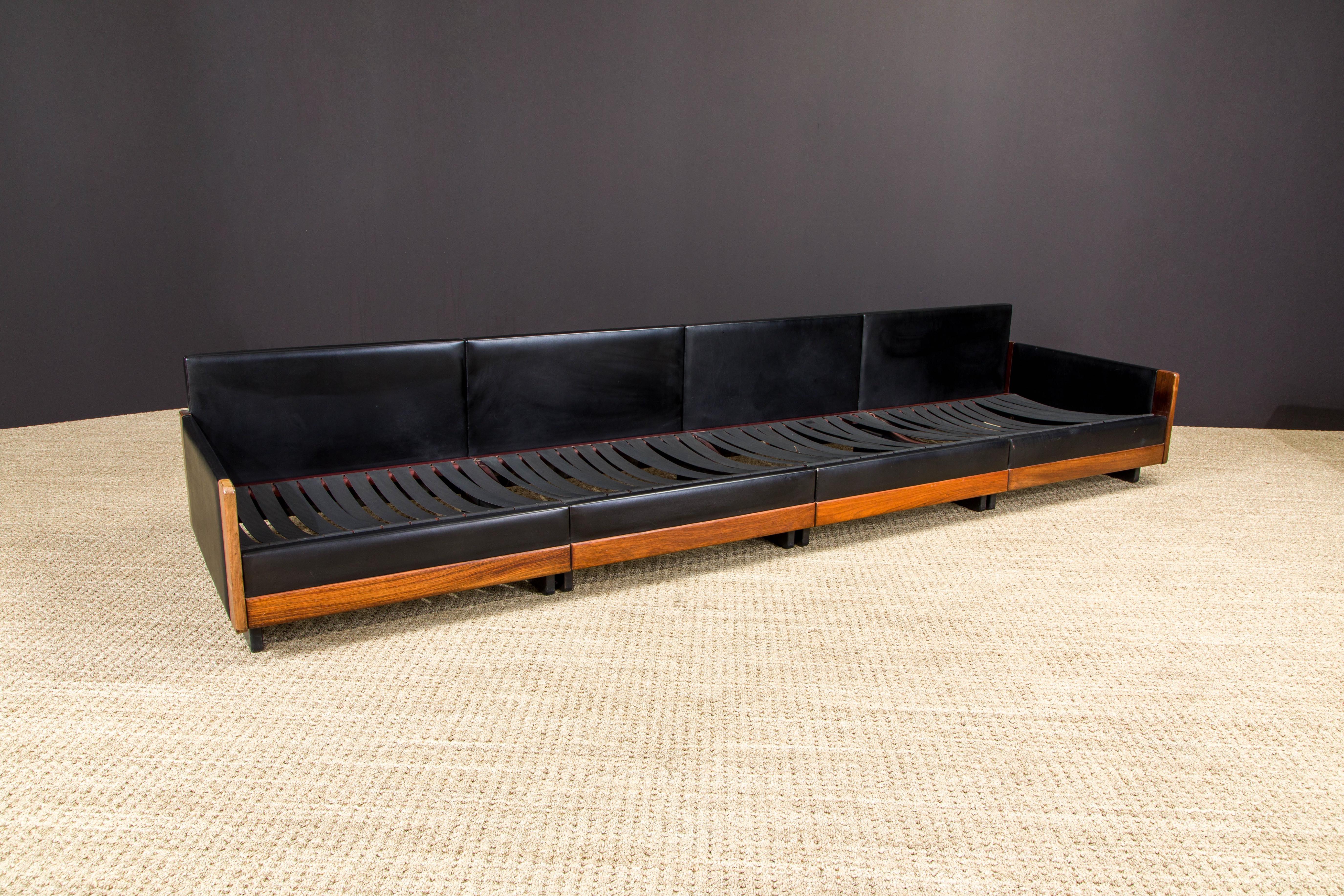 Early Production #920 Sofa by Afra & Tobia Scarpa for Cassina, c 1966, Signed For Sale 10