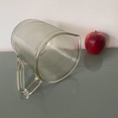Early Production Aino Aalto glass Jug Pitcher, Karhula, modernist 1930's