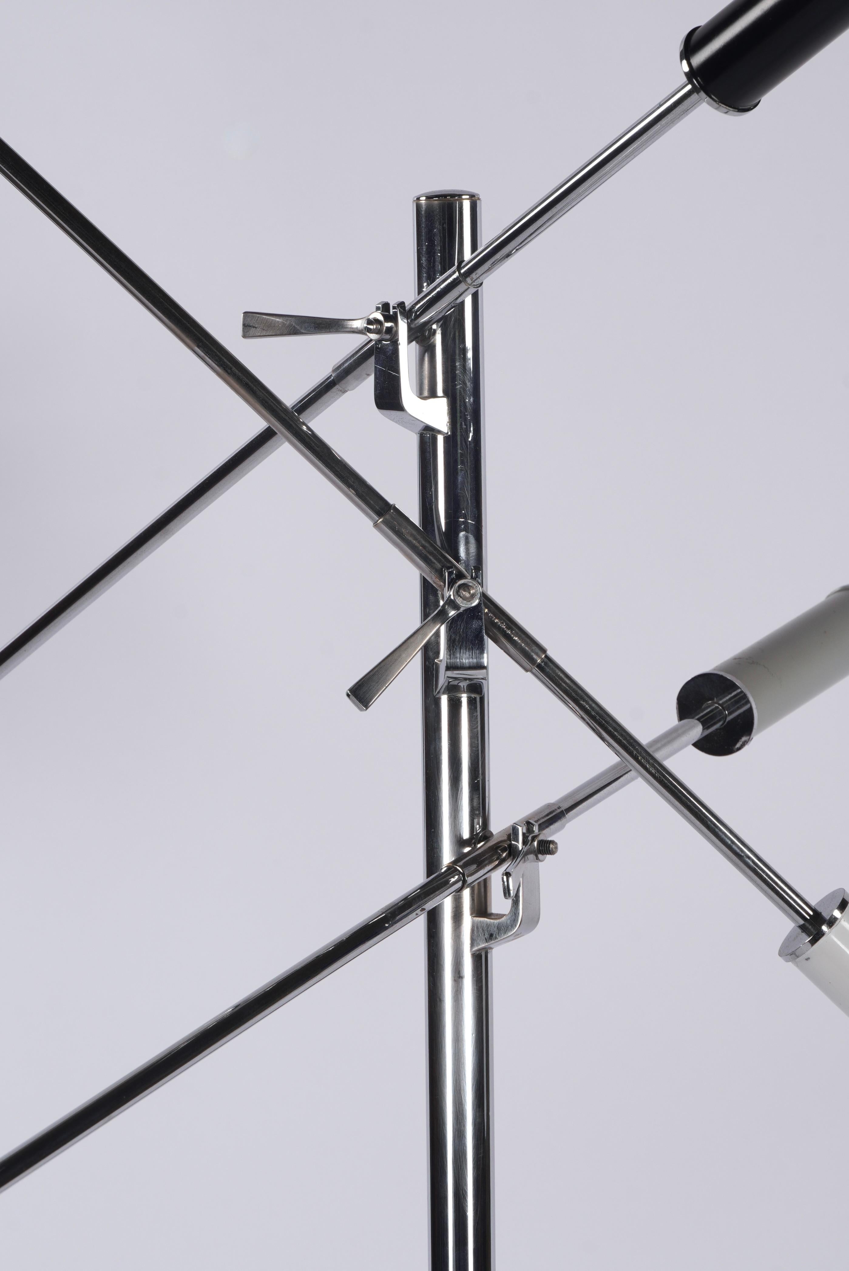 Early 1950s Production Arredoluce Triennale Floor Lamp by Angelo Lelli Italy 2