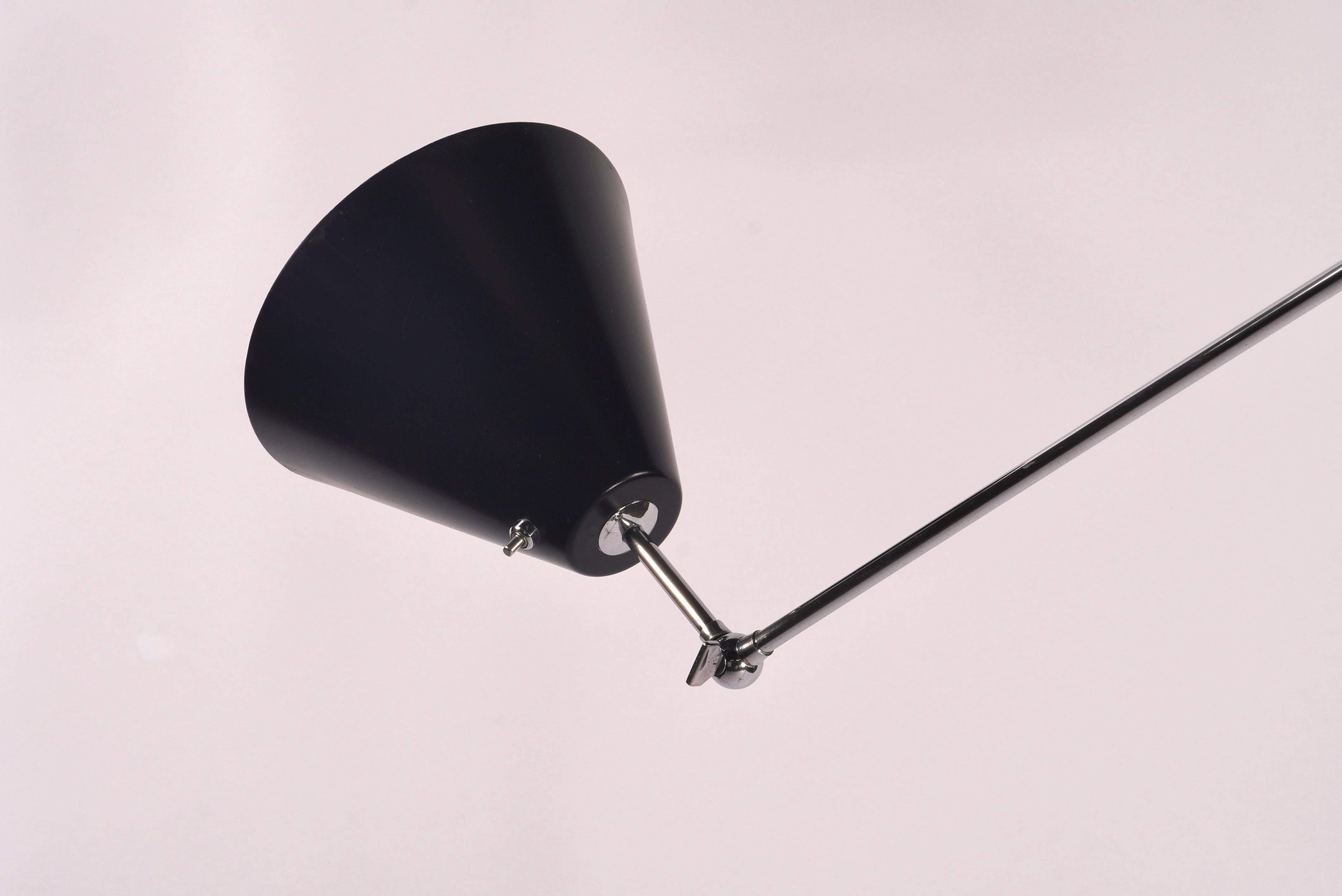 Early 1950s Production Arredoluce Triennale Floor Lamp by Angelo Lelli Italy In Good Condition In Oakland, CA