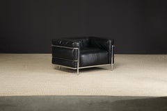 Early Production Collectors LC3 Club Chairs by Le Corbusier for Cassina, Signed