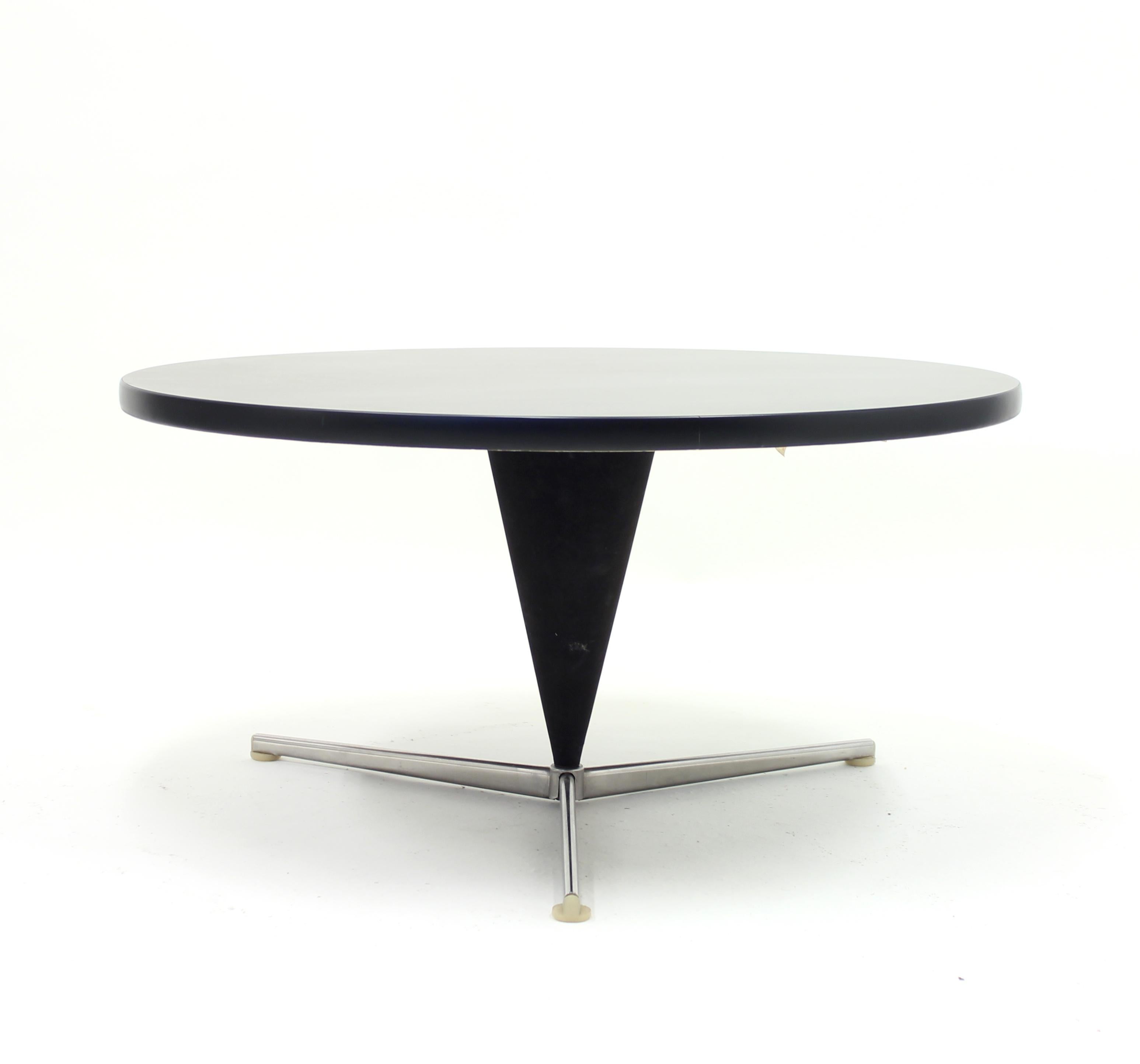 Mid-Century Modern Early production Cone Table by Verner Panton for Plus-Linje, 1950s