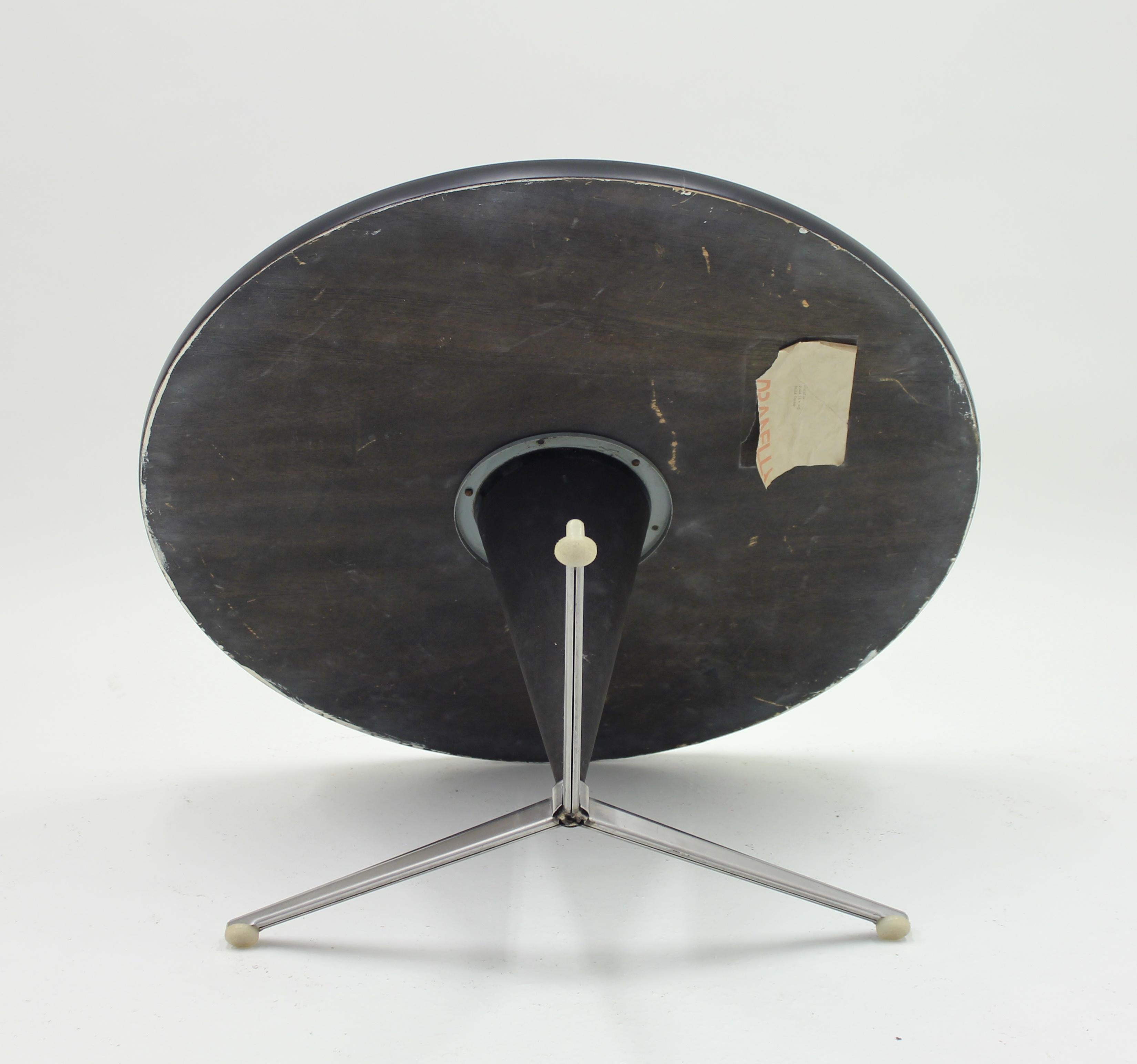 Early production Cone Table by Verner Panton for Plus-Linje, 1950s 2