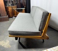 Early Production George Nelson / Herman Miller Modular Steel Frame Sofa