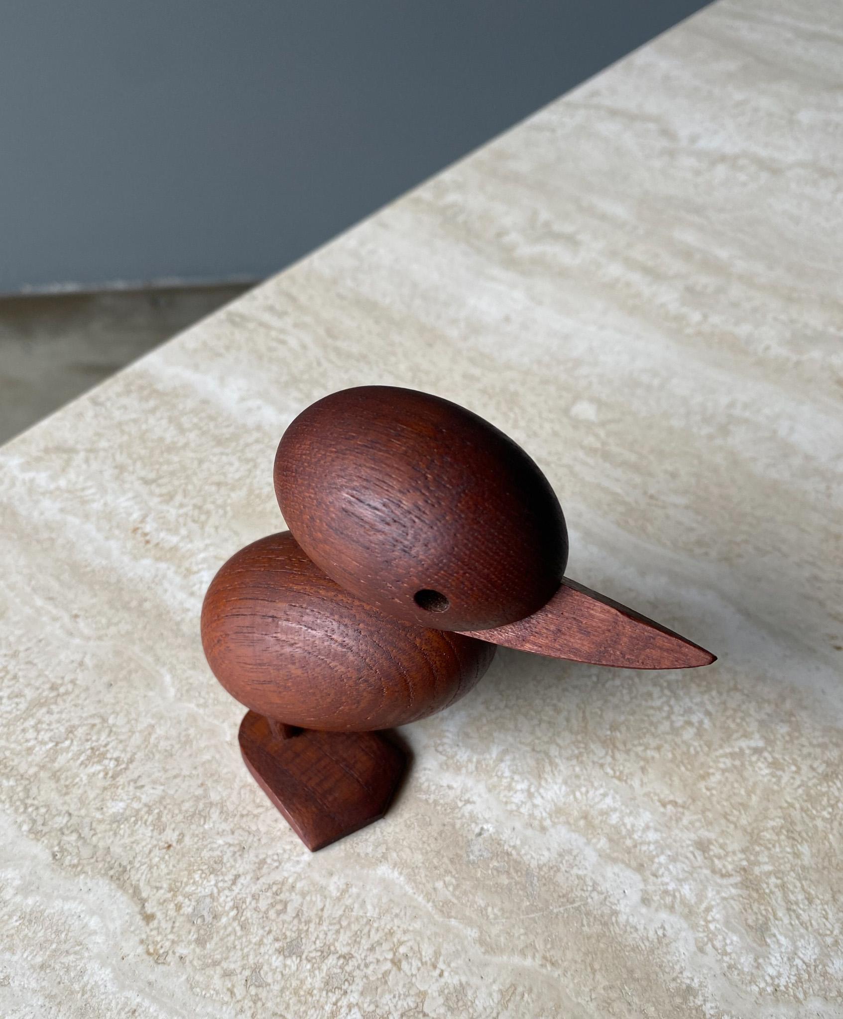 Early Production Hans Bølling Teak Duckling, Denmark, 1950s. Very good original condition.