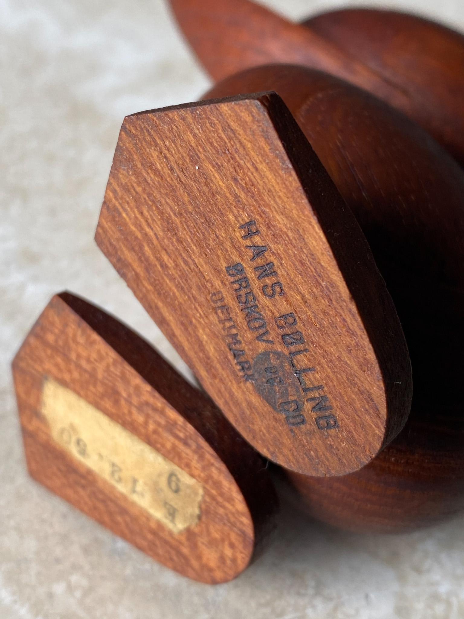 Scandinavian Modern Early Production Hans Bølling Teak Duckling, Denmark, 1950s