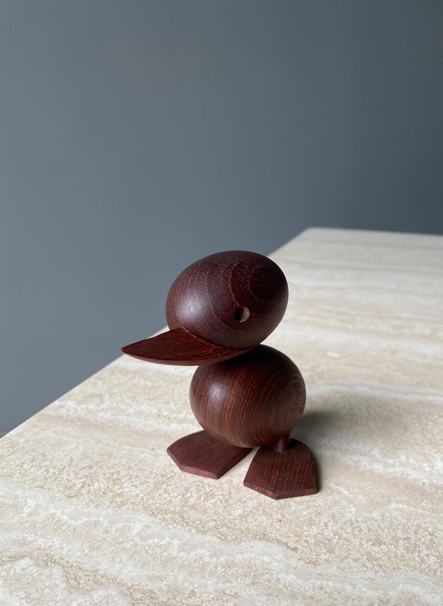 20th Century Early Production Hans Bølling Teak Duckling, Denmark, 1950s
