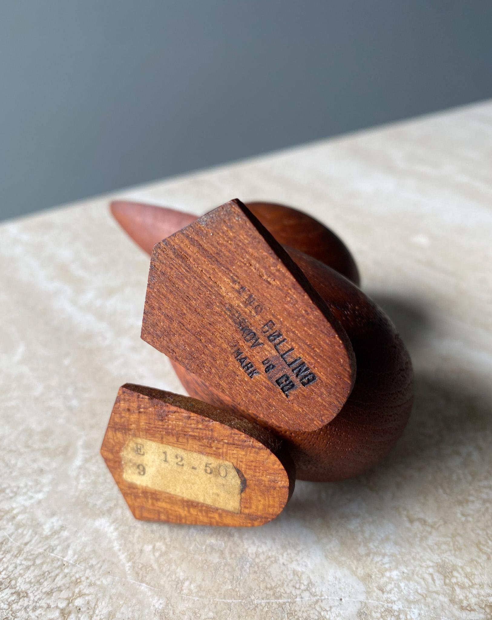 Early Production Hans Bølling Teak Duckling, Denmark, 1950s 3