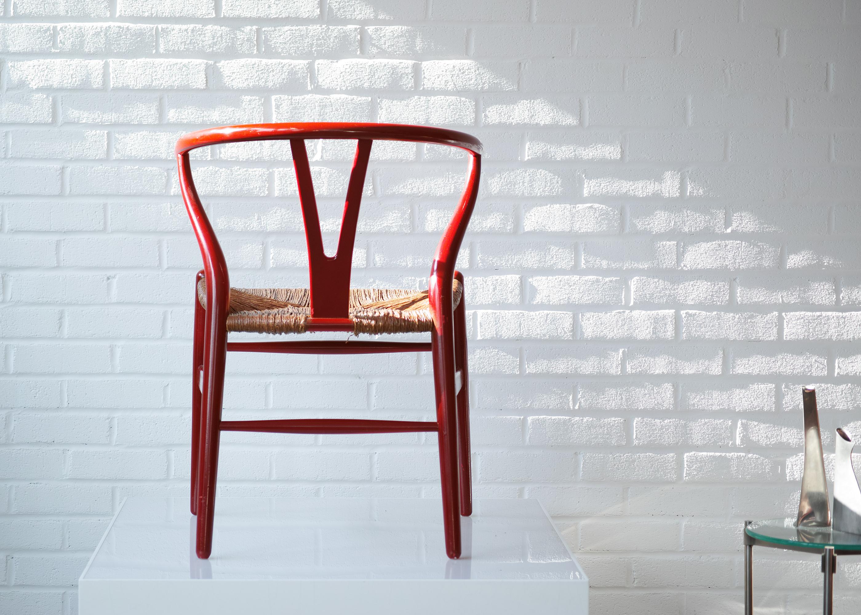 Early Production Hans Wegner CH24 Wishbone Chair im Angebot 3