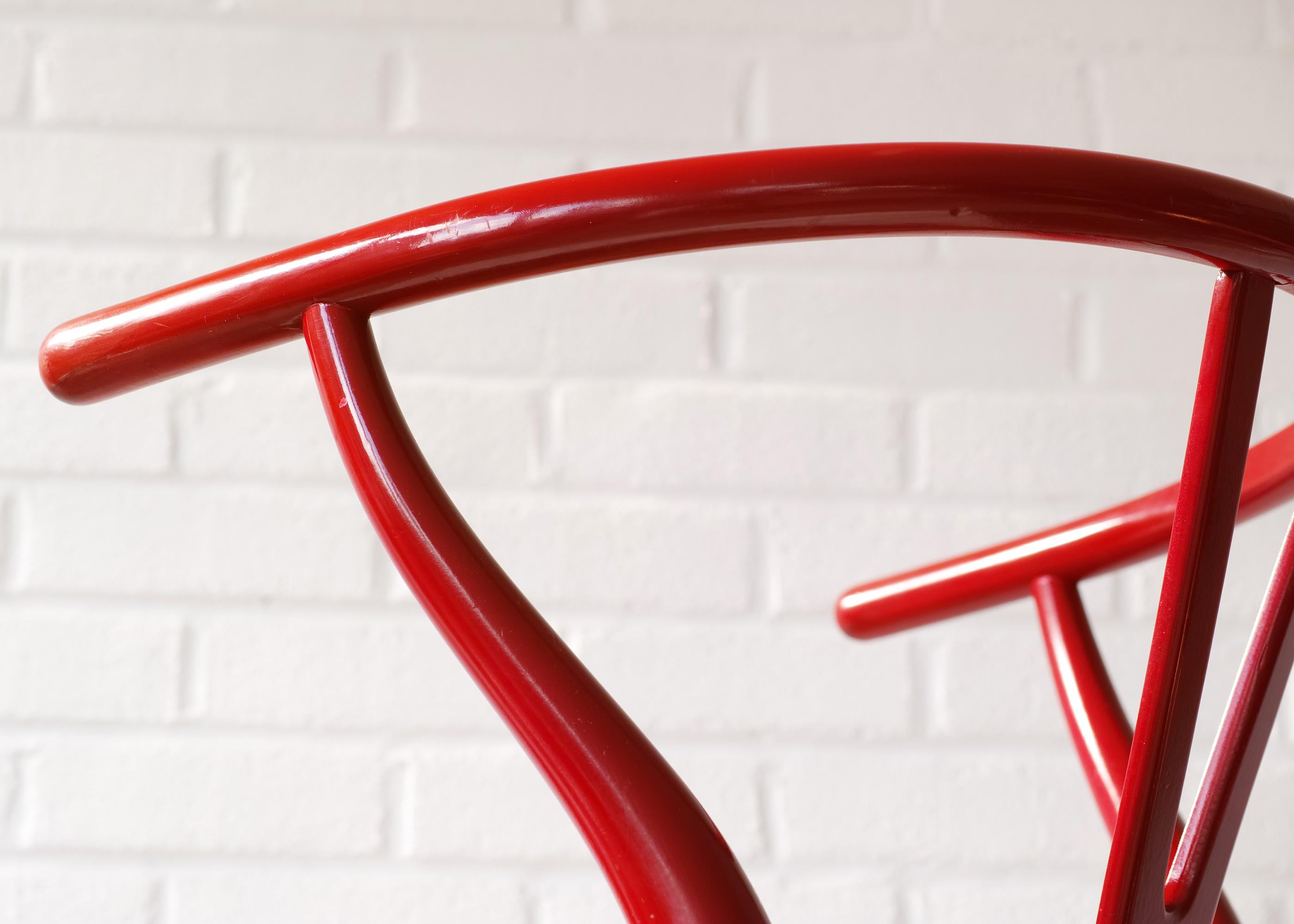 Early Production Hans Wegner CH24 Wishbone Chair im Angebot 4