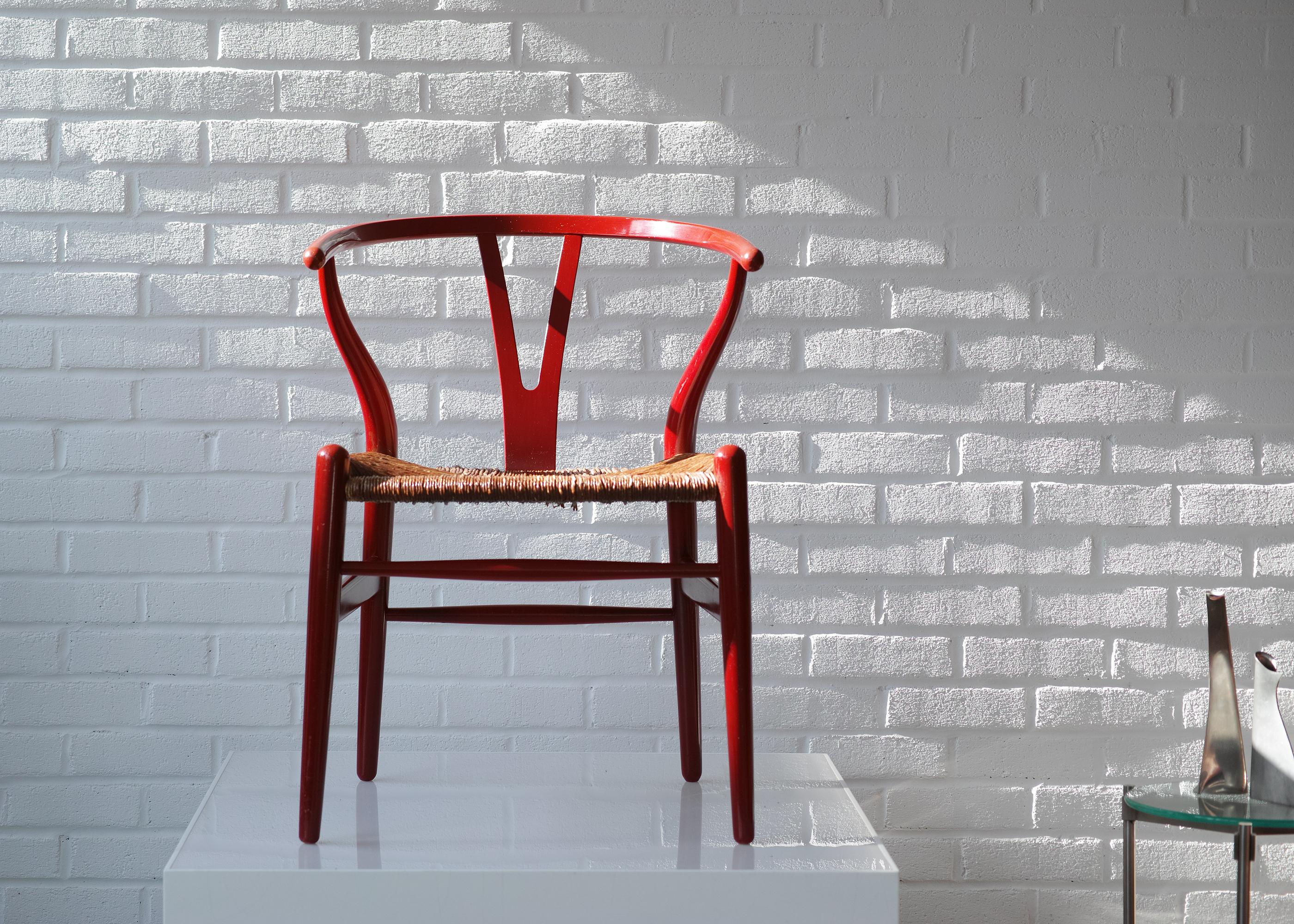 Early Production Hans Wegner CH24 Wishbone Chair (Dänisch) im Angebot