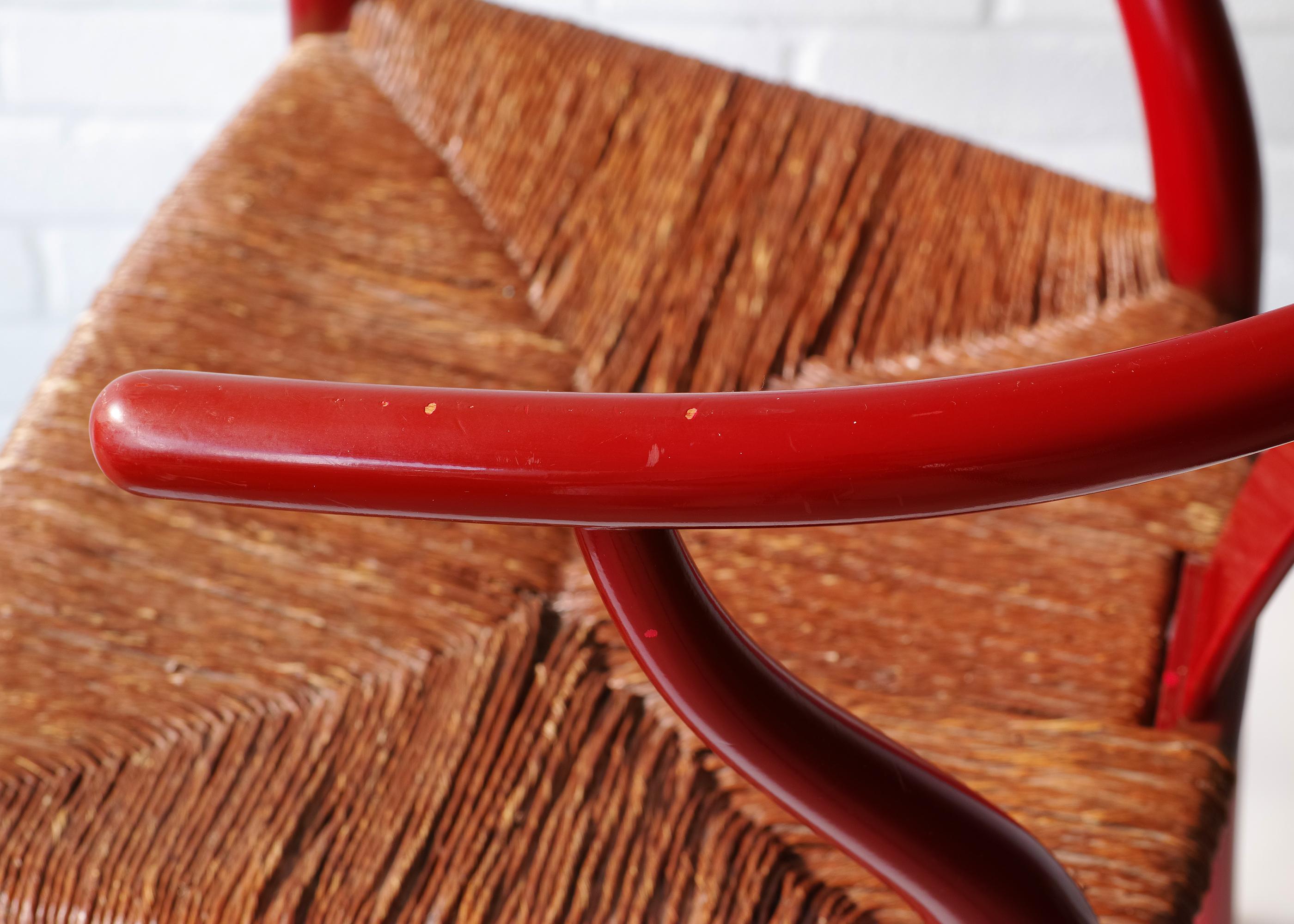 Early Production Hans Wegner CH24 Wishbone Chair (Papierkordel) im Angebot