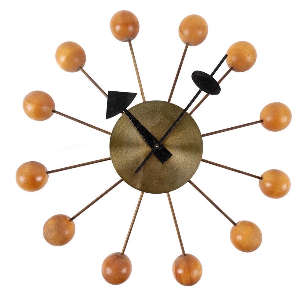 Early Production Iconic Ball Clock Designed by George Nelson for Howard Miller