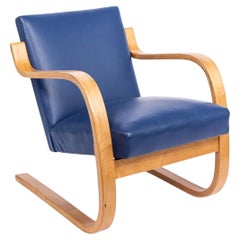 Chaise à accoudoirs Model No 402 d'Alvar Aalto+Aalto, fabriquée en Finlande, années 1930