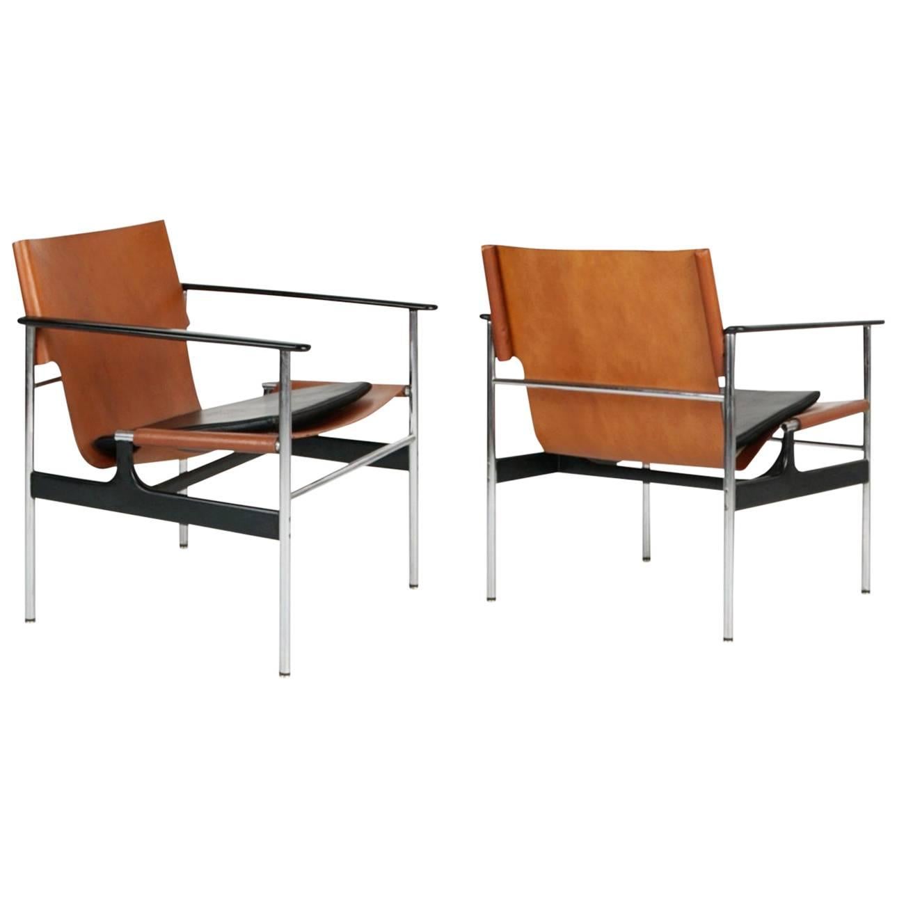 Early Production Model 657 Armchairs by Charles Pollock for Knoll Associates