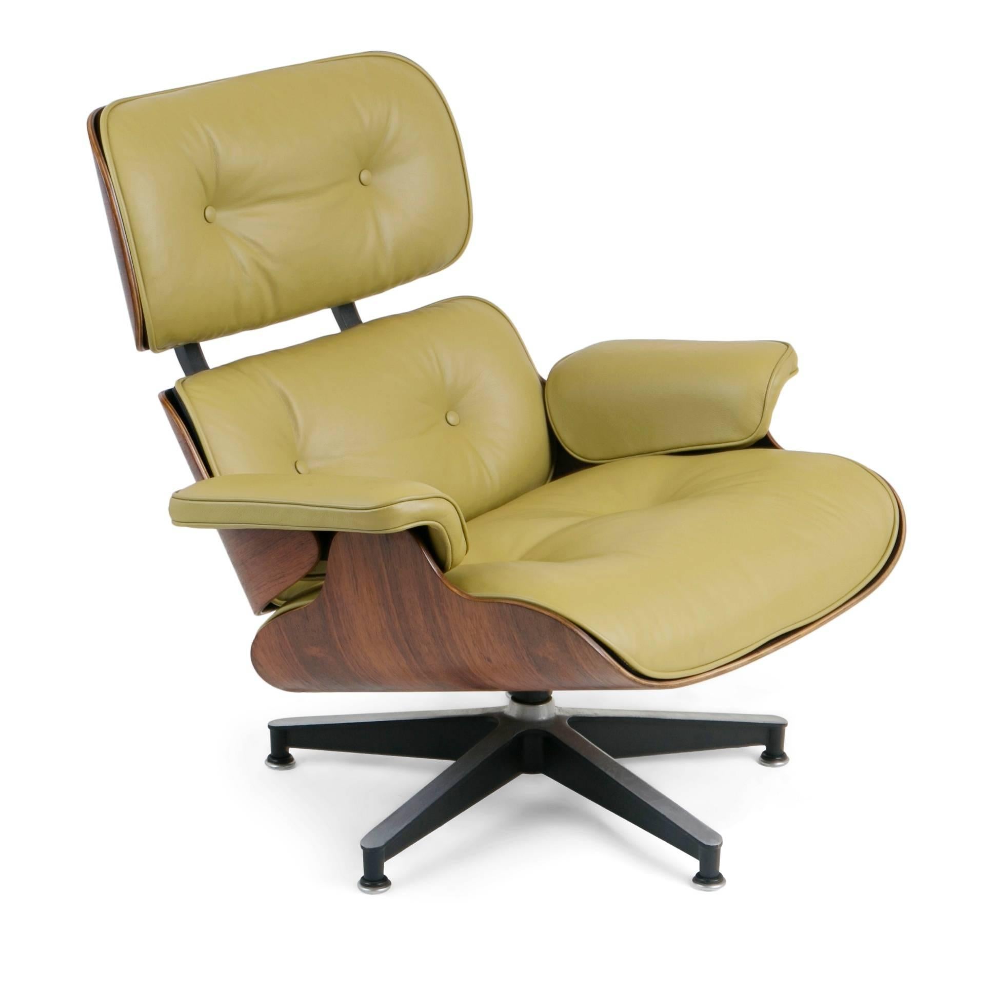 Early Production Model 670/671 Lounge Chair & Ottoman by Charles & Ray Eames im Zustand „Hervorragend“ in Los Angeles, CA