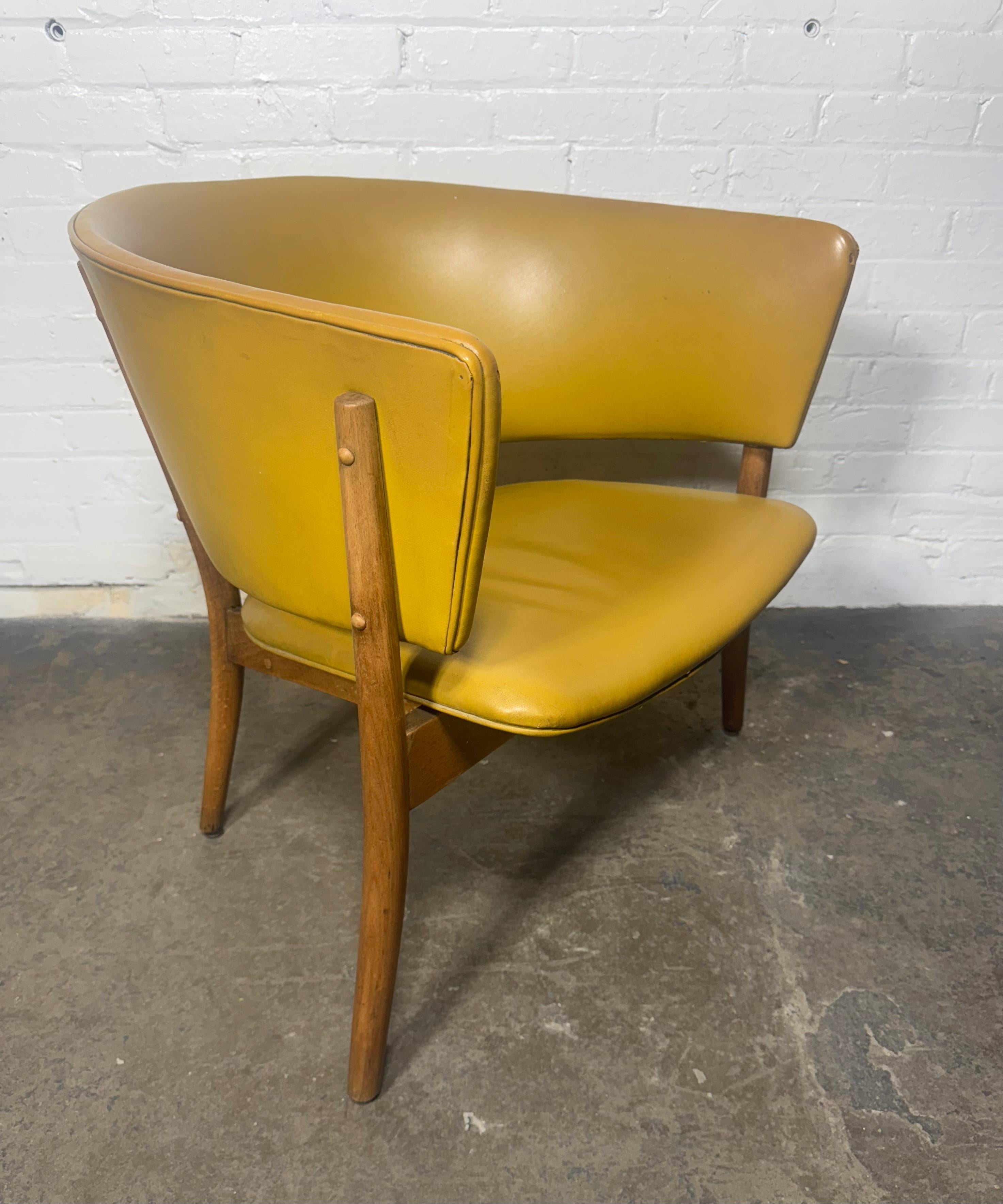 Danish Early Production Nanna Ditzel Lounge Chair Model 83 For Sale