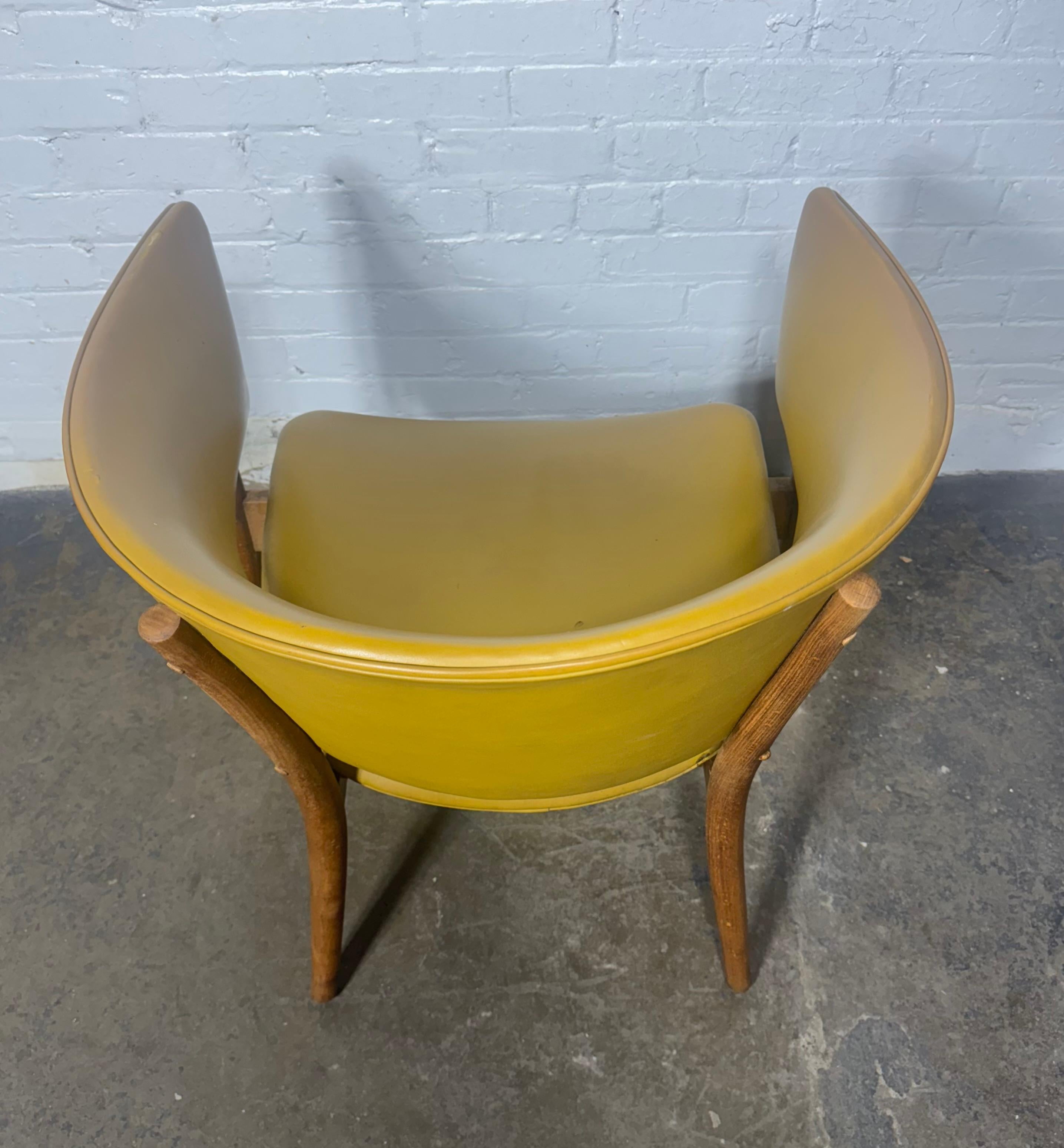 Early Production Nanna Ditzel Lounge Chair Model 83 In Good Condition For Sale In Buffalo, NY